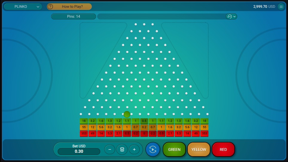 Gra Plinko